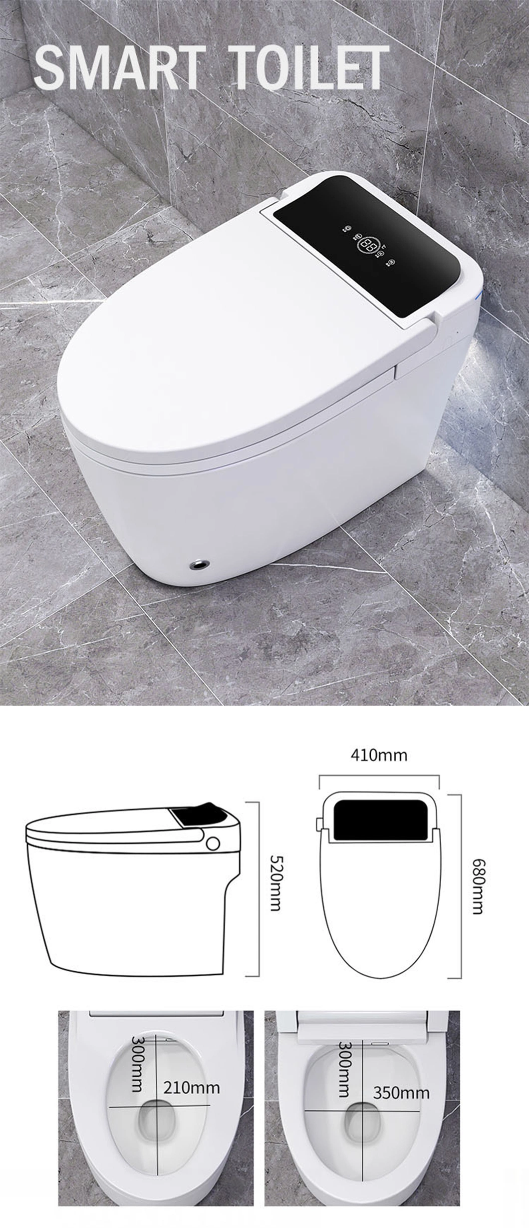 Self Cleaning Sensor Smart Toilet Automatic Flush Remote Control Heated Inodoros Intelligent Toilet with Warm Seat